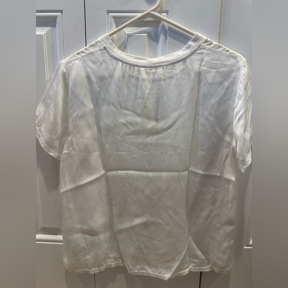 NATION LTD Marie Sateen Top White Small NWT - Picture 6 of 6